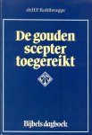 Dr. H.F. Kohlbrugge - Kohlbrugge, Dr. H.F.-De gouden scepter toegereikt Dr. H.F. Kohlbrugge - Kohlbrugge, Dr. H.F.-De gouden scepter toegereikt