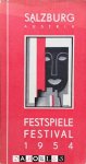  - Festspiele / Festival Salzburg 1954