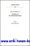 R. van der Lecq (ed.); - Johannes Buridanus: Summulae: De propositionibus,