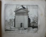 Schenck, Petrus [Pieter Schenk] - De Sonne-Tempel van Aurelianus of liever het vrouwen Rechthuijs van Elagabalus 80. Originele kopergravure.
