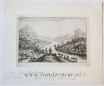 Almeloveen, Jan van (c. 1652-after 1683) - River landscape with two men on a hill.