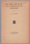 Pyttersen, Tj. - Een deel der taak van Nederland in Suriname