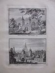H. Spilman - Gruit Poort te Deutinchem / Homburger Poort te Deutinchem 1743 - Originele kopergravure