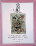 Various - Valuable Travel, Atlases and Natural History Books - Wednesday 13 April 1988 at 10.30 a.m.