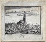 Abraham Zeeman (1695/96-1754) - Antique print, city view, 1730 | The village of Graft, published 1730, 1 p.