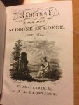 Swart, Nicolaas - Almanak voor het Schoone en Goede voor 1824