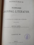 Kerl, Bruno - Repertorium der technischen Journal-Litteratur. Jahrgang 1879 + 1880 + 1881
