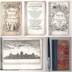 ALMANAK. - Nuttige huis- en bybelsche almanach. Voor 't Jaar 1771. Waar in, behalven het nodige tot een Almanach behoorende, gevonden word, niet alleen eene handleidinge om de jeugd tot kennisse van de Heilige historie en landbeschryvinge, op te voeren; ...