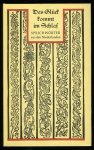 REHBEIN, Detlev (ausgewählt und übersetzt von) - Das Glück kommt im Schlaf. Sprichwörter aus den Niederlanden. Mit Holzschnitten des Meisters DS