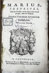 [Feitama, Sybrand (vert.)]; G. de Caux de Montlebert - Theatre play 1757 | Marius, treurspel. Vertaald uit het Frans onder de zinspreuk Studio Fovetur Ingenium. 2e druk. Amsterdam, Izaak Duim, 1757.