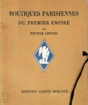 Hector Lefuel 205759 - Boutiques parisiennes du Premier Empire