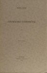 Chaine, Marius. - Grammaire Éthiopienne.