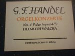 Handel; G.F. - Orgelkonzerte No. 4 F dur (Opus 4 IV) - Helmuth Walcha