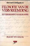 Bernard Delfgaauw - Filosofie van de vervreemding als vervreemding van de filosofie