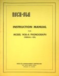 Rock-Ola - Rock-Ola Instruction Manual Jukebox Model 1436-A (Fireball-120) Original Manual