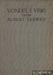 Verwey, Albert - Vondels vers