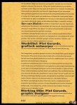 MELICK, Ben van - Werktitel: Piet Gerards, grafisch ontwerper = Working title: Piet Gerards, graphic designer