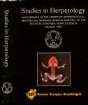 Rocek, Zbynek (ditor) - Studies in Herpetology: Proceedings of the Herpetological meeting (3rd ordinary general meeting of the Societas Eurapaea Herpetologica) Prague 1885