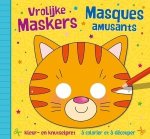 Geen specifieke auteur - Vrolijke maskers - kleur- en knutselpret (4+) / Masques amusants – Á  découper et Á  colorier (4+)