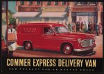 COMMER EXPRESS - (AUTO FOLDER - CAR BROCHURE) Commer Express Delivery Van