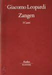 Giacomo Leopardi 23988 - Zangen : I Canti Vertaald, ingeleid en toegelicht door Frans van Dooren