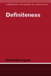 Lyons, Christopher - Definiteness. Cambridge Textbooks in Linguistics.