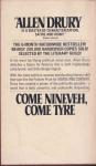 Drury, Allen - Come Nineveh, Come Tyre