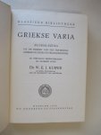 Kuiper Dr. W.E.J. - Klassieke Bibliotheek: Griekse Lyriek