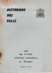 Fataki, A. (Archevêque métropolitain de Kisangani) - Historique des Falls