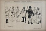 Braakensiek, Johan (1858-1940) - [Original lithograph/lithografie by Johan Braakensiek] De lotgevallen van het Nederlandsch infanterie-geweer, 30 September 1894, 1 pp.