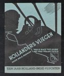 n.n - Reclame flyer. -- Hollanders vlegen