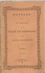  - Notulen van het verhandelde bij de Staten van Gelderland gedurende de wintervergadering van het jaar 1881
