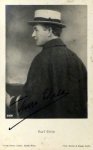 Ehrle, Kurt: - [Fotopostkarte, signiert] Halbe Figur nach links