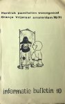 Anonymous - Informatiebulletin #10: Herdruk pamfletten woningnood Oranje Vrijstaat Amsterdam 70/71