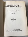 Van der Pol - Handboek van het Nederlandse staatsrecht