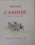 Voltaire - Candide ou l'optimisme - illustrations en couleurs de Pruvost
