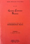 Händel, G.F.: - A miscellaneous collection of Instrumental Music, Vol 1: 6 organ concerto (Kalmus Miniature Scores, no.1355)