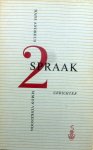 Hans Andreus & Simon Vinkenoog. - 2 Spraak. Gedichten.
