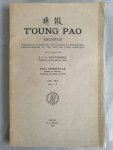 Duyvendak, J. J. L. , Paul Demieville - T`oung Pao, vol. XLI, Fasc. 4-5