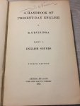Kruisinga - A Handbook of present Day english 1, English sounds