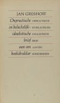 Greshoff, Jan. - Onpractische en belachelijk-idealistische brief aan een boekdrukker.