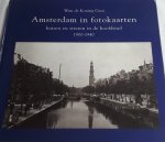 KONING GANS, Wim de - Amsterdam in fotokaarten huizen en straten in de hoofdstad 1900 - 1940