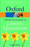 Peter Kemp 17344 - The Oxford Dictionary of Literary Quotations