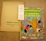 HERGé. - Le rayon du mystère 1er episode. Le Manitoba ne répond plus.  Les aventures de Jo, Zette et Jocko.