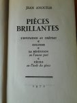 Anouilh, Jean - Pieces Noires (1963) en Pieces Brillantes (1972)