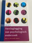 Starteveld, Peter A. - Verslaglegging van psychologisch onderzoek