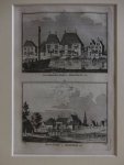 Medemblik. - Luthersche-Kerk te Medenblik, 1726/ Baan-Poort te Medenblik, 1726.