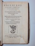 Aytta Zuichemius - Viglii Zuichemi Phrysii Iure Consulti Clarissimi (...)