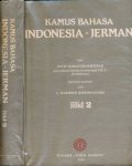 Rahajoekoesoemah, Datje. - Kamus Bahasa jilid II. Indonesia - Jerman.