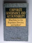 Bavly, Dan A. - Corporate Governance and Accountability, What Role for the Regulator, Director and Auditor?